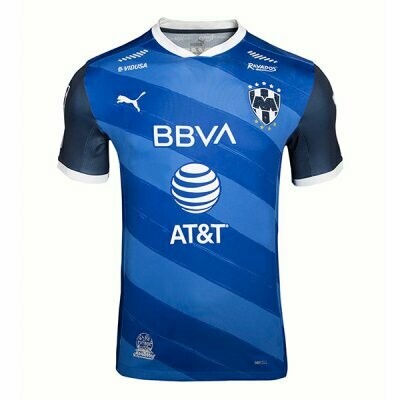 Puma Monterrey Away Blue Soccer Jersey Shirt 20-21