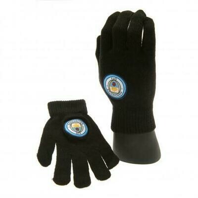 Manchester City FC Knitted Gloves Junior