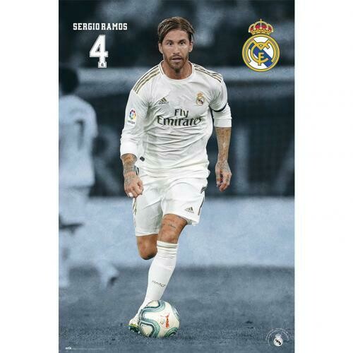 Real Madrid FC Poster Ramos 23