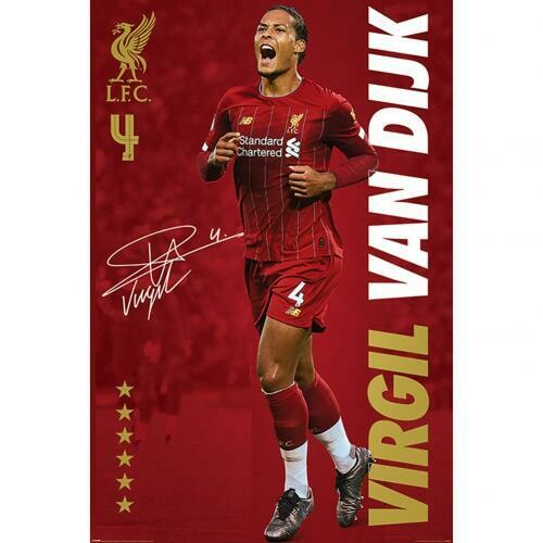 Liverpool FC Poster Van Dijk 14