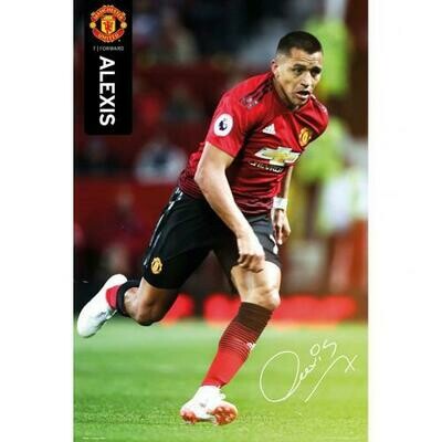 Manchester United FC Poster Alexis Sanchez 55