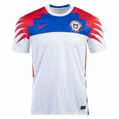 2020 Chile Away White Soccer Jersey Shirt