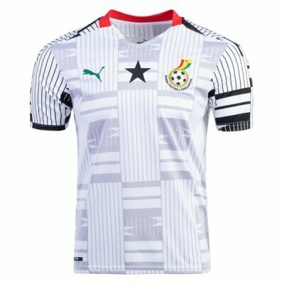 20-21 Ghana Home Soccer Jersey