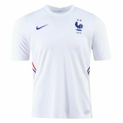 2020 France Away White Soccer Jersey Shirt