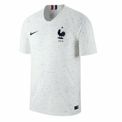 2018 France World Cup Away White Soccer Jersey Shirt