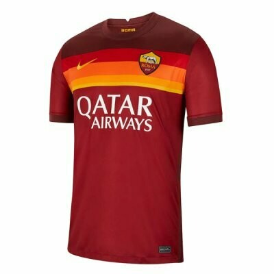 20-21 AS Roma Home Soccer Jersey