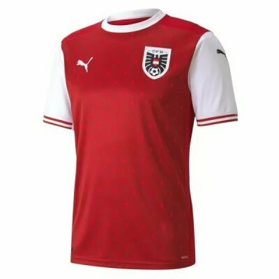 Austria Home Red Soccer Jersey 20-21