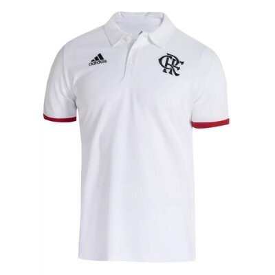 21-22 Flamengo White Polo Shirt
