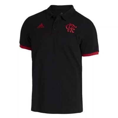 21-22 Flamengo Black Polo Shirt