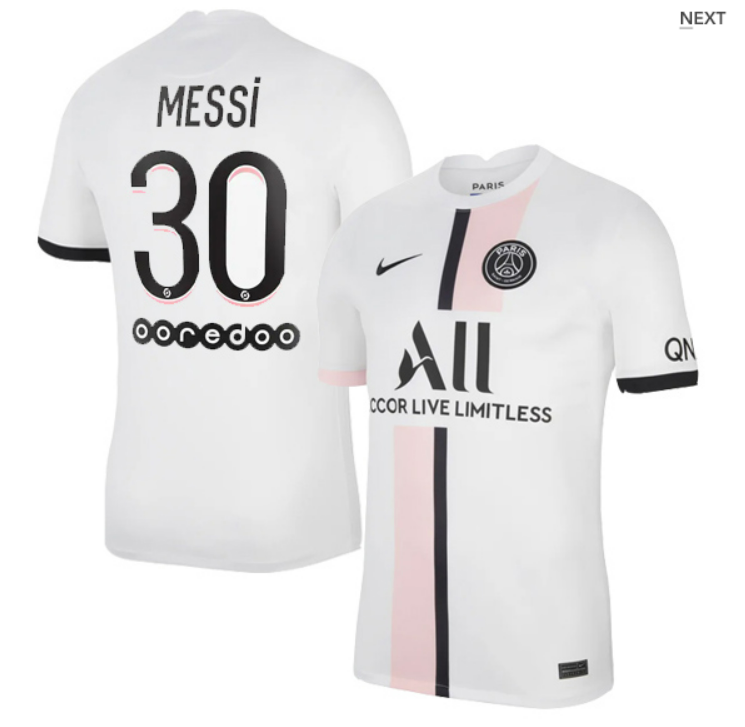 PSG Away Messi #30 Ligue 1 Jersey