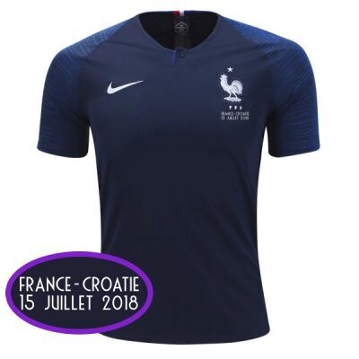 France Home World Cup Final Jersey 2018