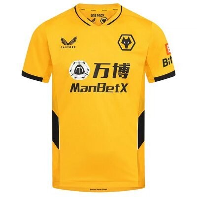 Adidas Wolverhampton Wolves Wanderers Home Jersey Shirt 21/22