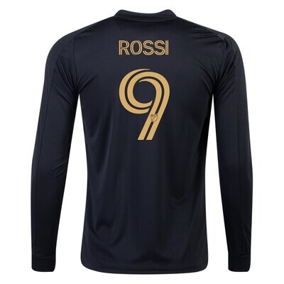 Diego Rossi LAFC Long Sleeve Home Jersey 2021