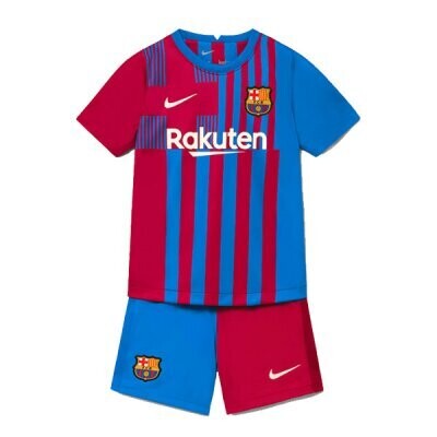 21-22 Barcelona Home Jersey Kids Kit