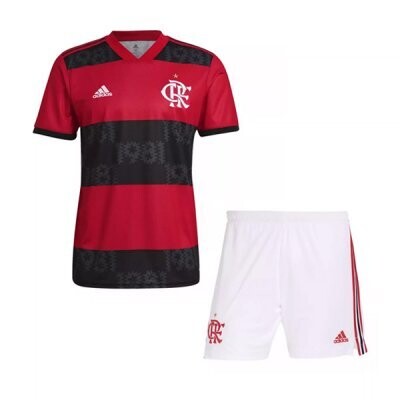 21-22 Flamengo Home Jersey Kids Kit