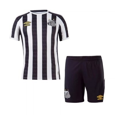 21-22 Santos FC Away Jersey Kids Kit