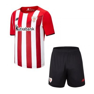21-22 Athletic Bilbao Home Jersey Kids Kit