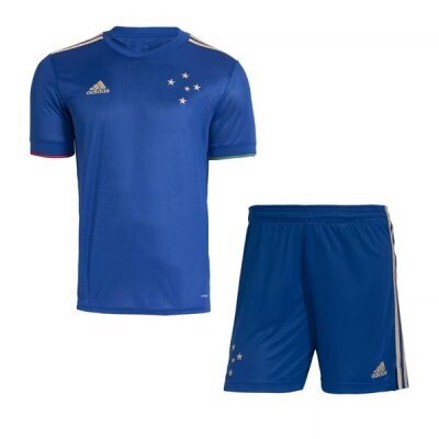 21-22 Cruzeiro Home Jersey Kids Kit