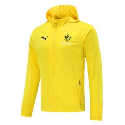 Borussia Dortmund Yellow Windrunner Hoodie Jacket 21-22
