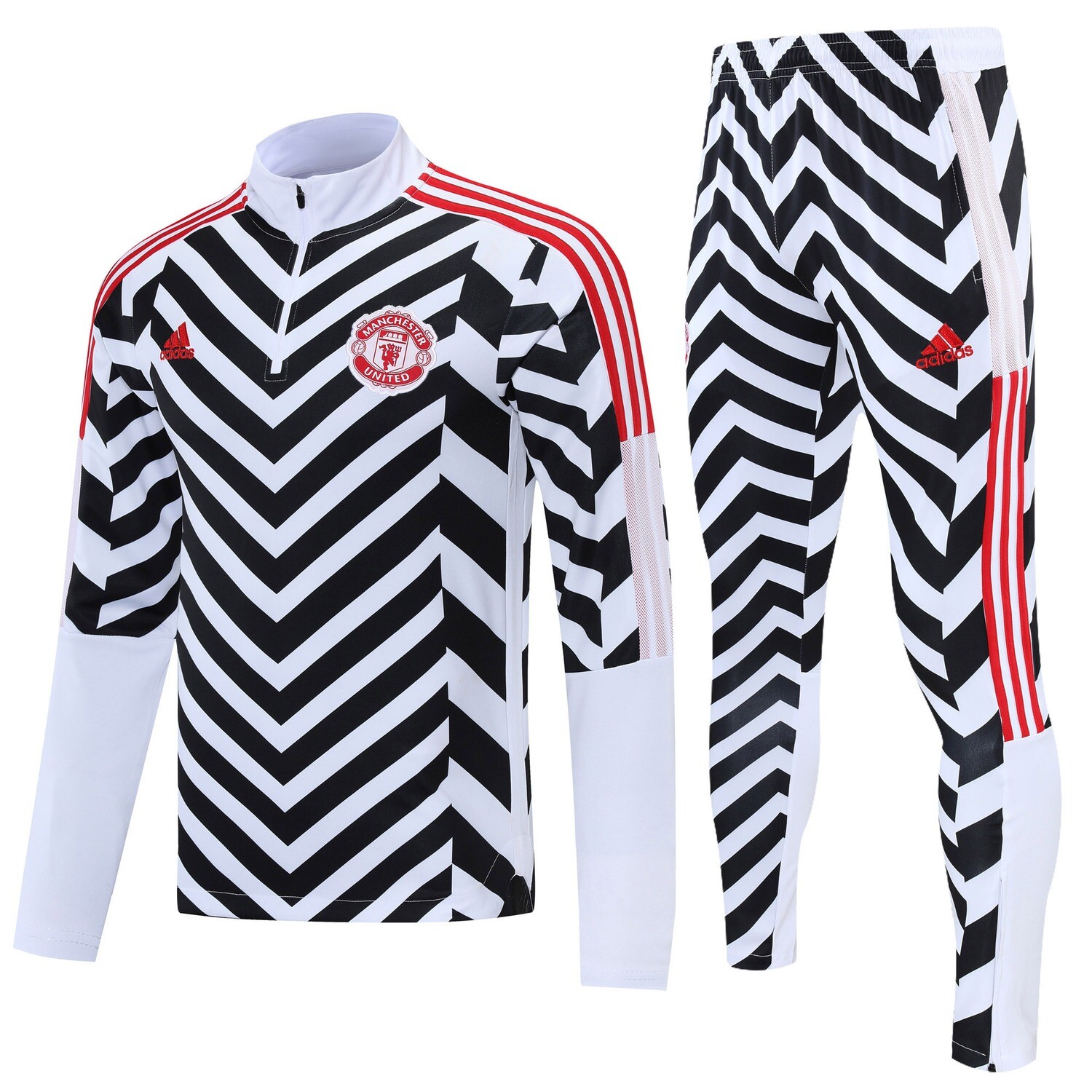 Manchester United Zebra Striped Tracksuit 21-22