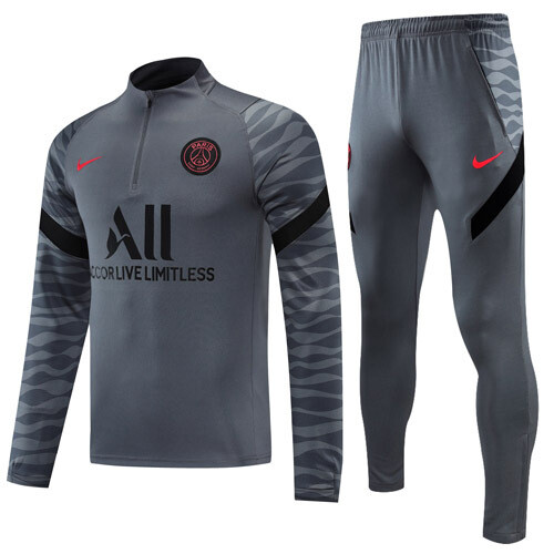 PSG Grey Tracksuit 21-22