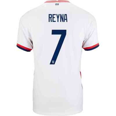 Nike United States Giovanni Reyna 7 Home Jersey 2020