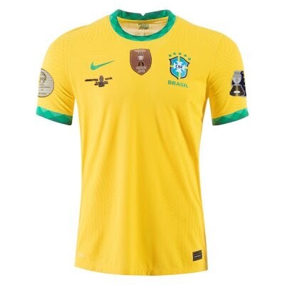 Nike Brazil Home Copa 2021  Final's Jersey (Player Version)