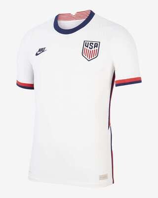 Men's Nike White United States 2020 Home VaporKnit Stadium Authentic Jersey