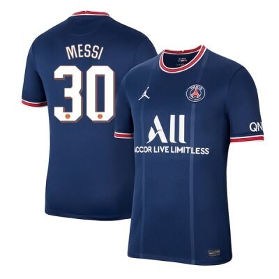 PSG Home Messi #30 Champion League Jersey 21-22