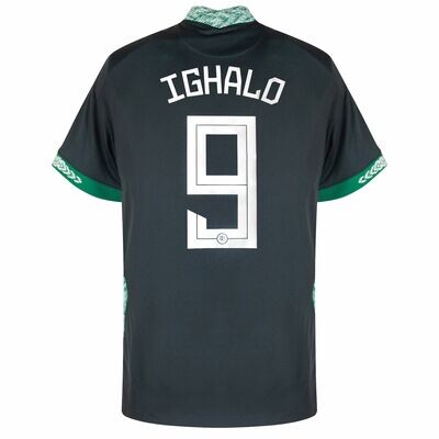 Nigeria Ighalo 9 Away Jersey Shirt 2020