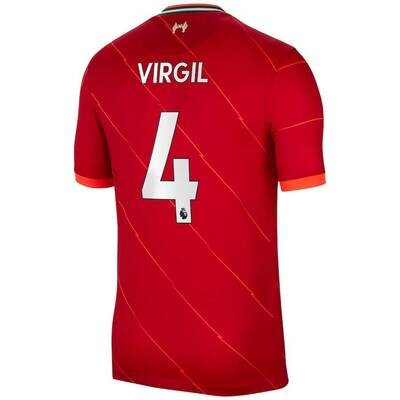 Liverpool Virgil Van Dijk  4 Home Jersey 21/22