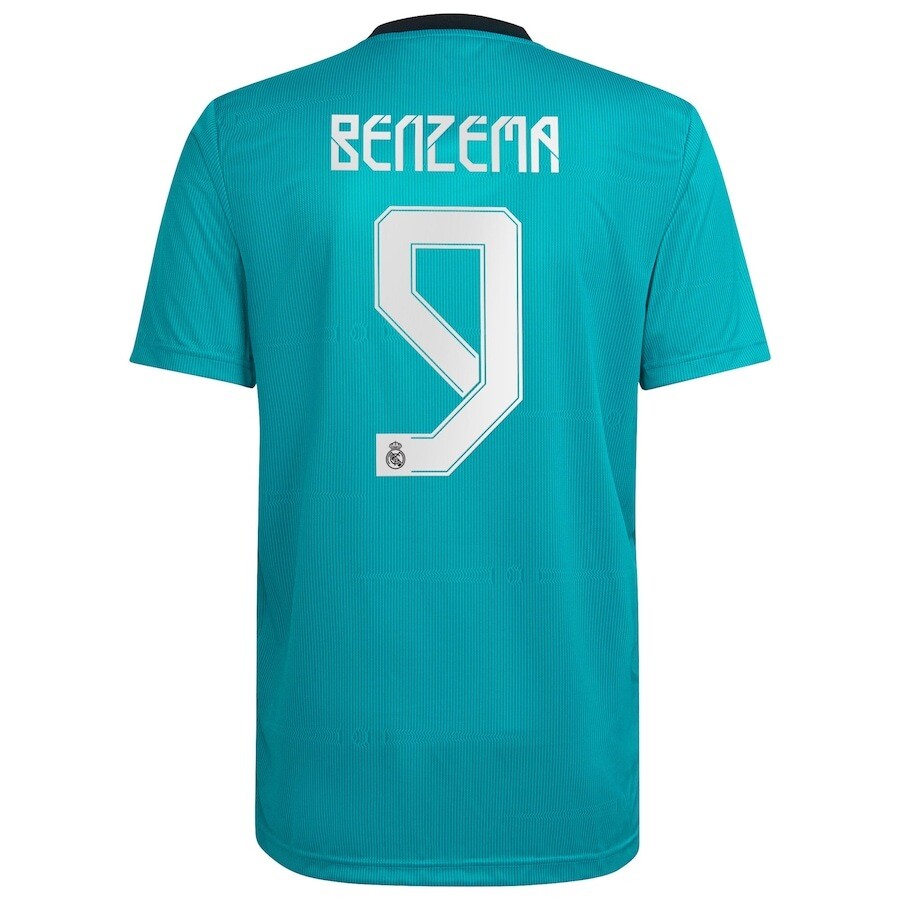 Real Madrid Benzema 9 Third Jersey Shirt 21-22