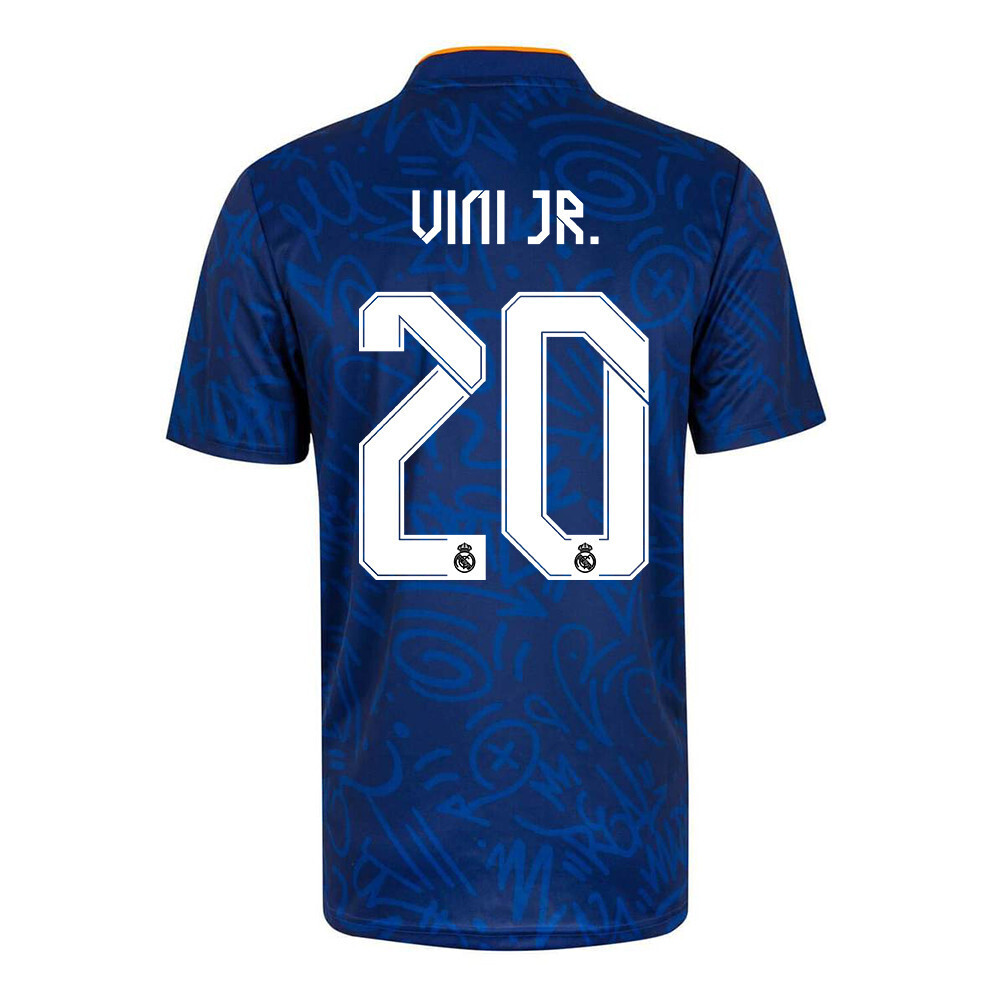 Real Madrid Vini Jr. 20 Away Jersey Shirt 21-22