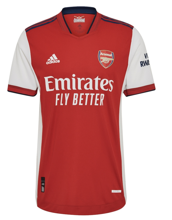 Arsenal Home Jersey Shirt 21-22 (Player Version)