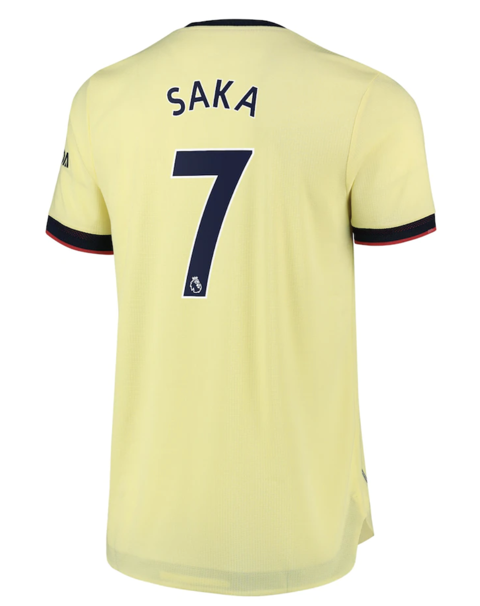 Arsenal Away Saka 7 Jersey 21/22 (Player Version)