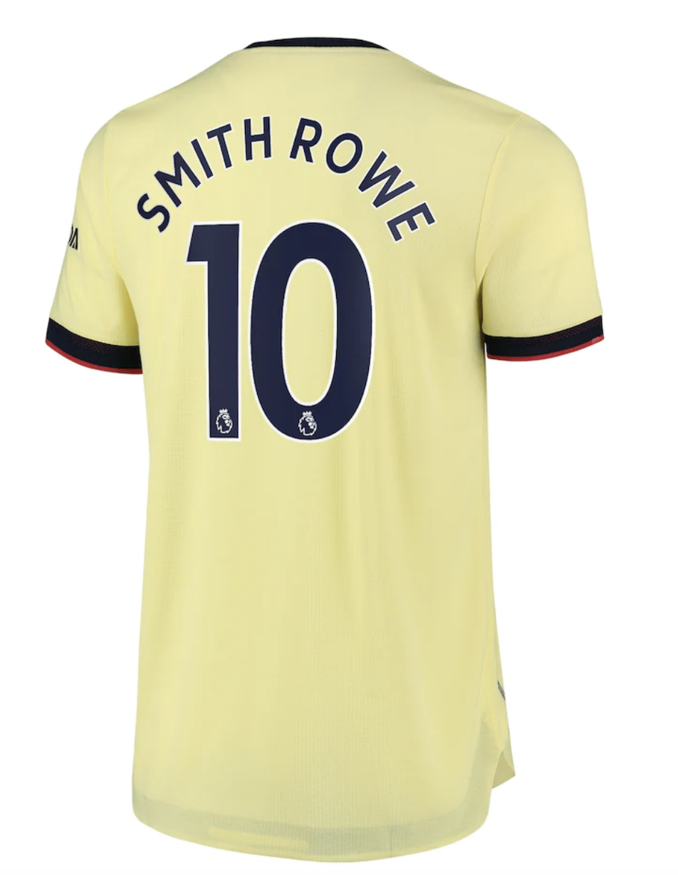 Arsenal Away Smith Rowe 10 Jersey 21/22
(Player Version)