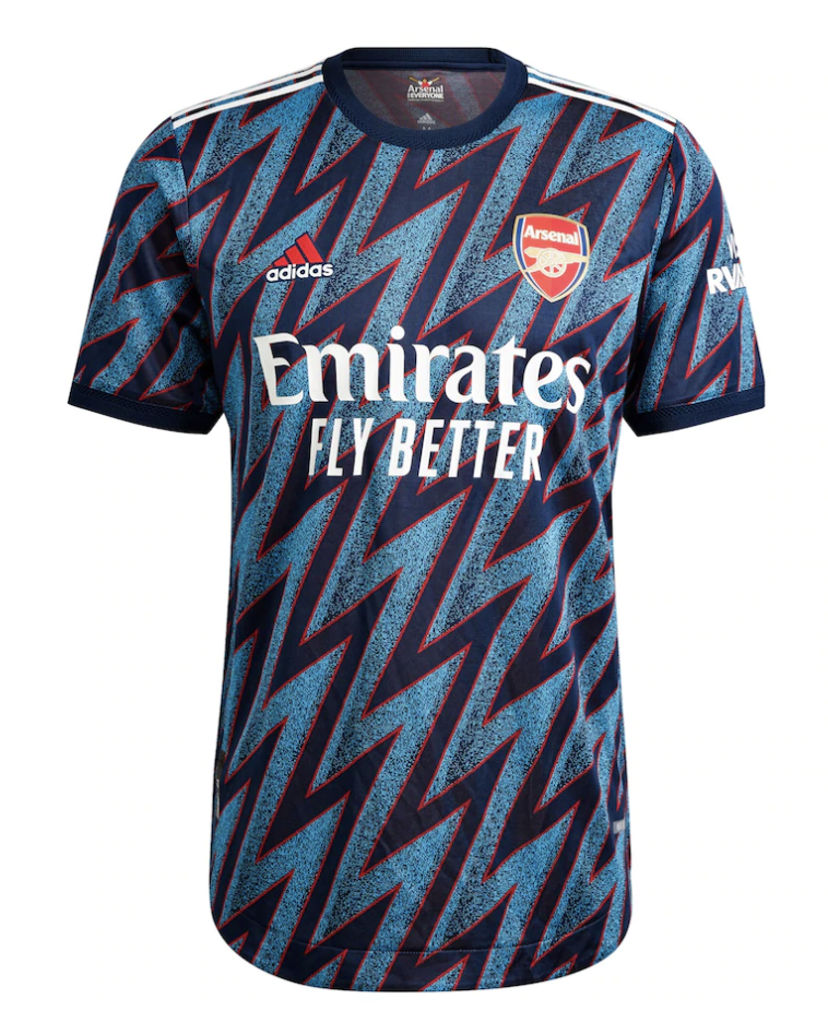 Arsenal Third Soccer Jersey Shirt 21-22 (Player Version)