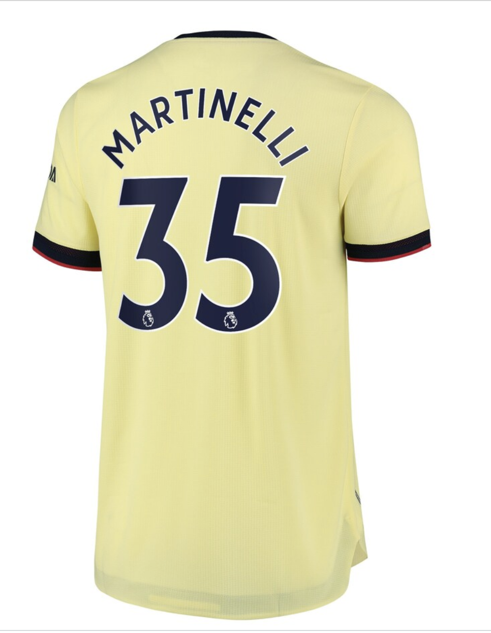 Arsenal Away Martinelli 35 Jersey 21/22
 (Player Version)