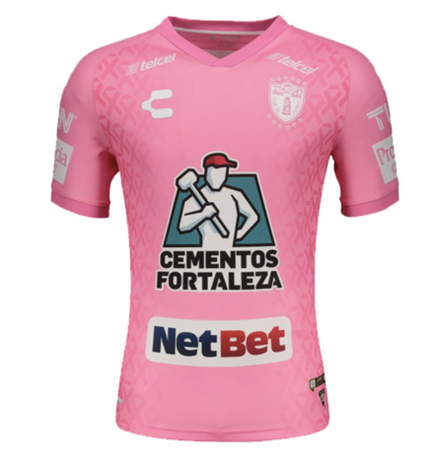 Pachuca Breast Cancer Awareness Month Pink Jersey 21-22