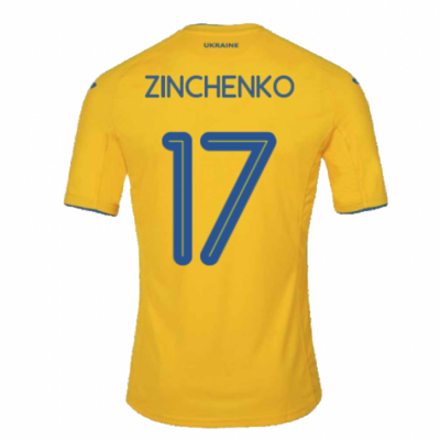 Ukraine Zinchenko 17 Home Jersey 2021
