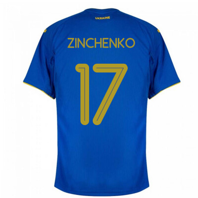 Ukraine Zinchenko 17 Away Jersey 2021