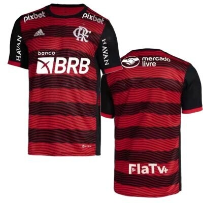 Flamengo Home  Full patch Jersey Shirt 22/23