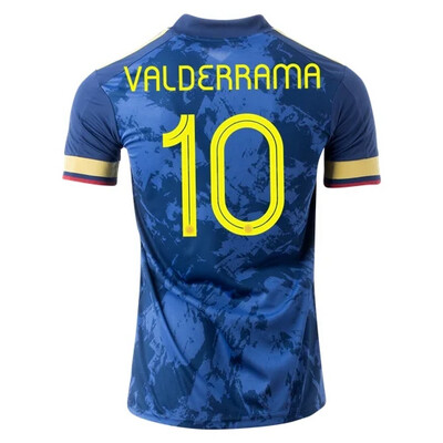 Colombia Valderrama 10 Away Jersey 2020