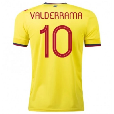 Colombia Valderrama 10 Home Jersey 2020