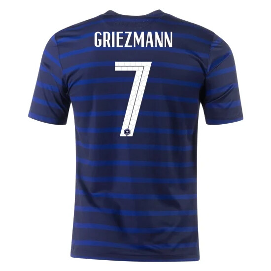 2020-21 France Antoine Griezmann 7 Home Jersey