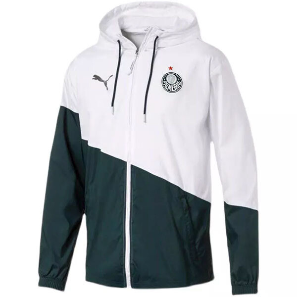Palmeiras Windrunner Hoodie Jacket White 22-23