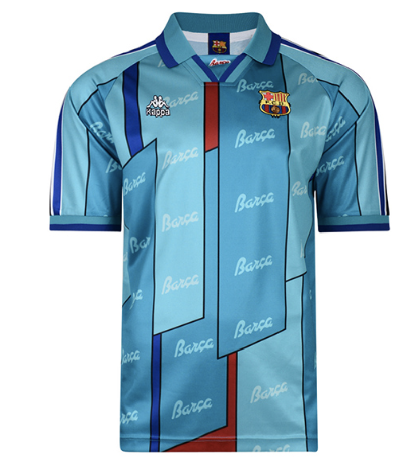 Barcelona Away Retro Jersey Shirt 1995-1997