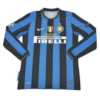 Inter Milan Home UCL Final Retro Shirt Long Sleeve 2009-2010