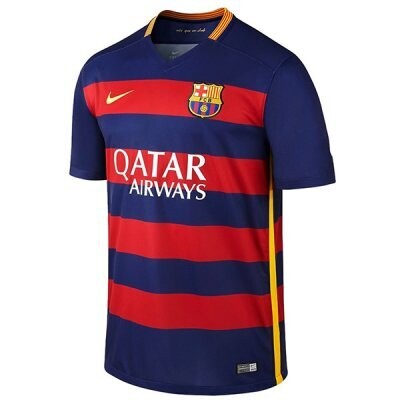 Barcelona Home Retro Jersey Shirt 15/16