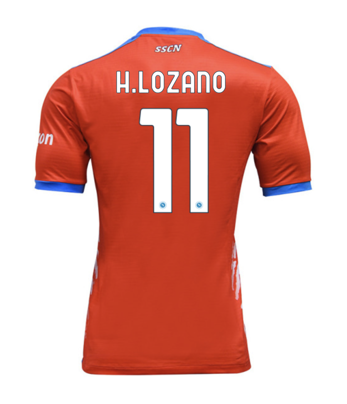 Napoli Pay Tribute Maradona #11 H.Lozano Limited Edition Red Jersey